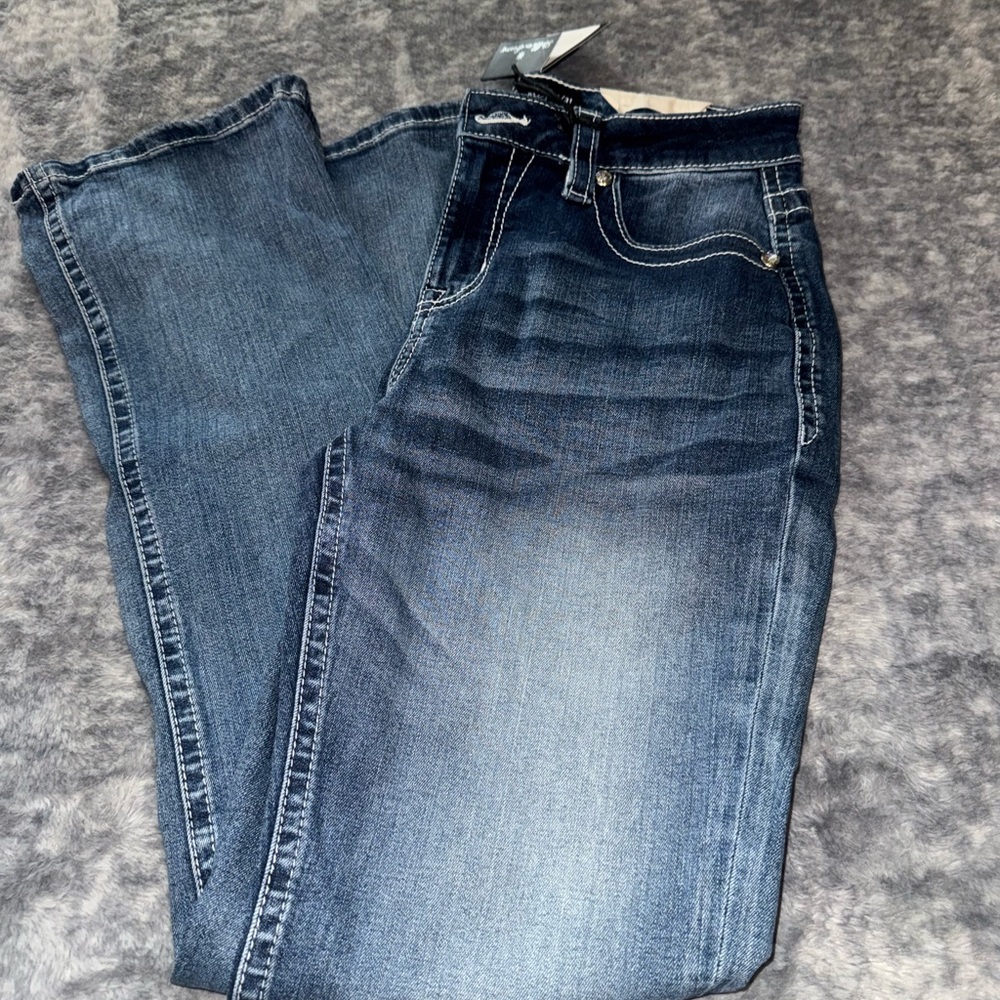 Women's Boot Cut Jeans - Blue